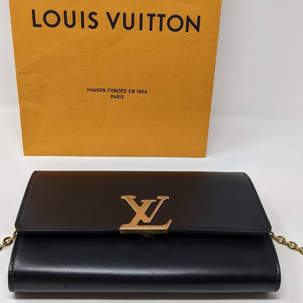 🚨 Sale! 🎉Louis Vuitton Black Bag Louise GM LV Sold out! - Picture 8 of 15